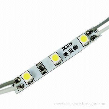36*5mm 12V 0.24W Mini LED Module for Mini Channel Letter Signage, with Three Single Chip SMD3528
